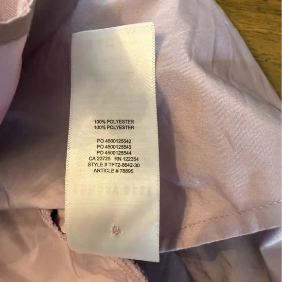 Aritzia Sunday Best Lilac Alice Taffeta Oversized Babydoll Dress Pockets XXS - Picture 9 of 10